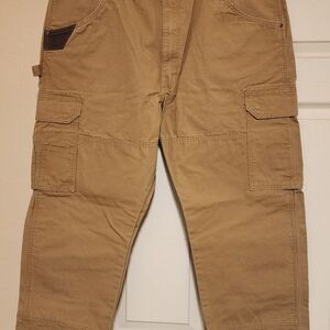 Wrangler Workwear Men's Classic Brown Cargo Pants